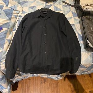 7ForAllMankind Black Button Shirt SIZE:Small